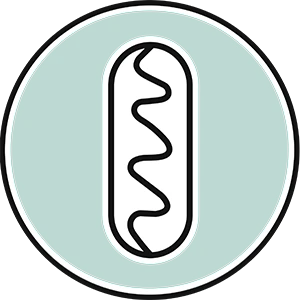 Icon Lymphfluss in grün