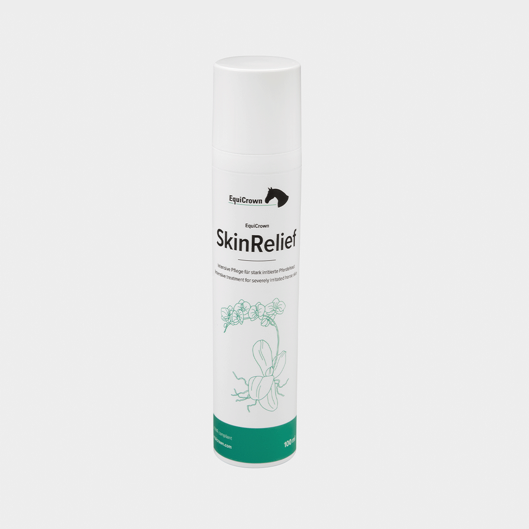 Produktbild SkinRelief Verpackung auf grauem Hintergrund